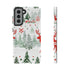Nordic Christmas Print - Impact Resistant Phone Case Samsung Galaxy S21 Glossy